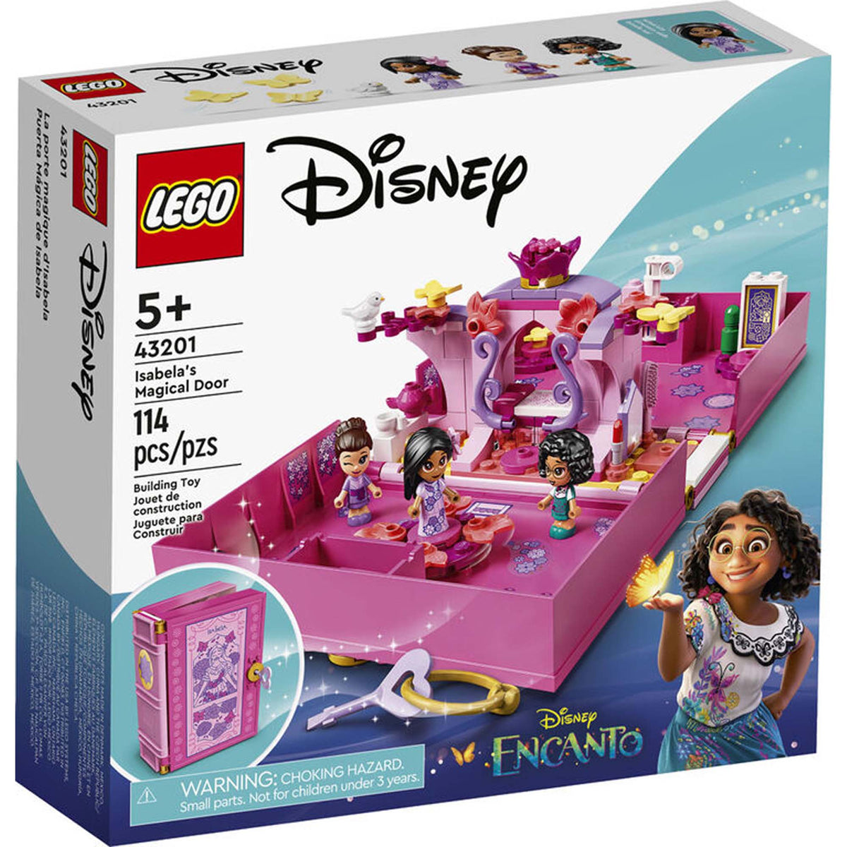 LEGO JOUET K.I.D. INC Toys & Games LEGO Disney Isabela's Magical Door, 43201, Ages 5+, 114 Pieces 673419350877
