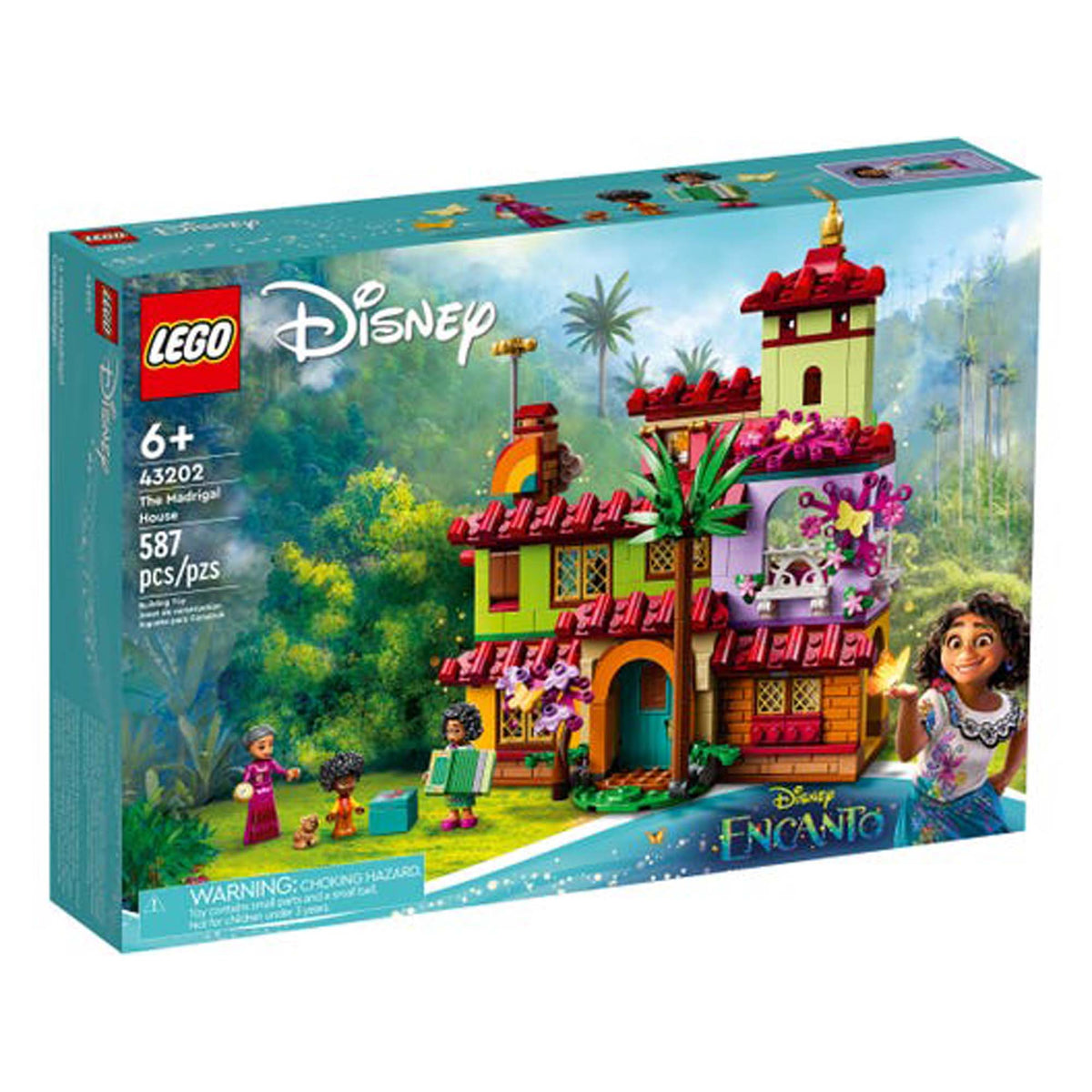 LEGO JOUET K.I.D. INC Toys & Games LEGO Disney Madrigal's House, 43202, Ages 6+, 587 Pieces 673419350884