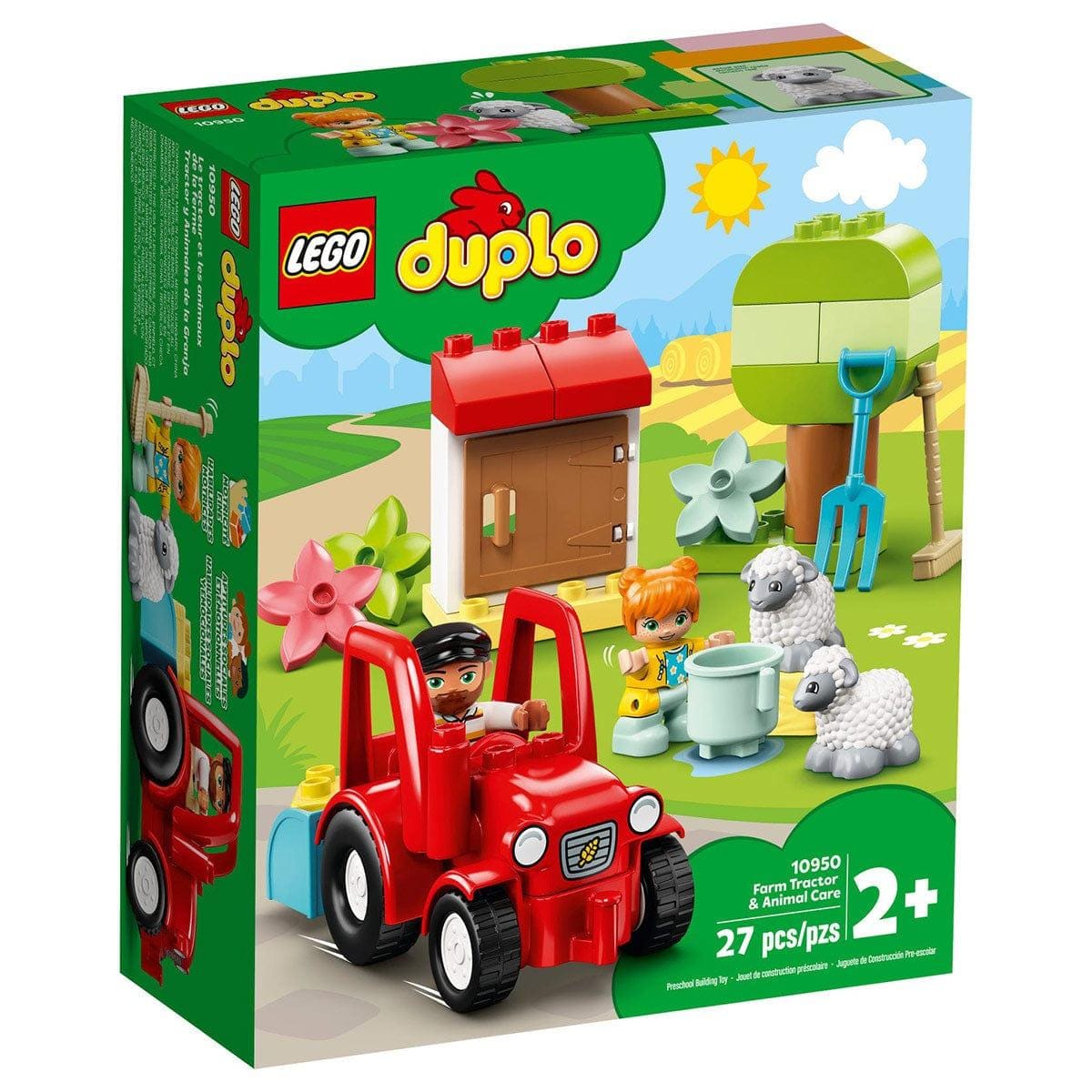 LEGO JOUET K.I.D. INC Toys & Games LEGO Duplo Farm Tractor and Animal Care 10950, Ages 2+