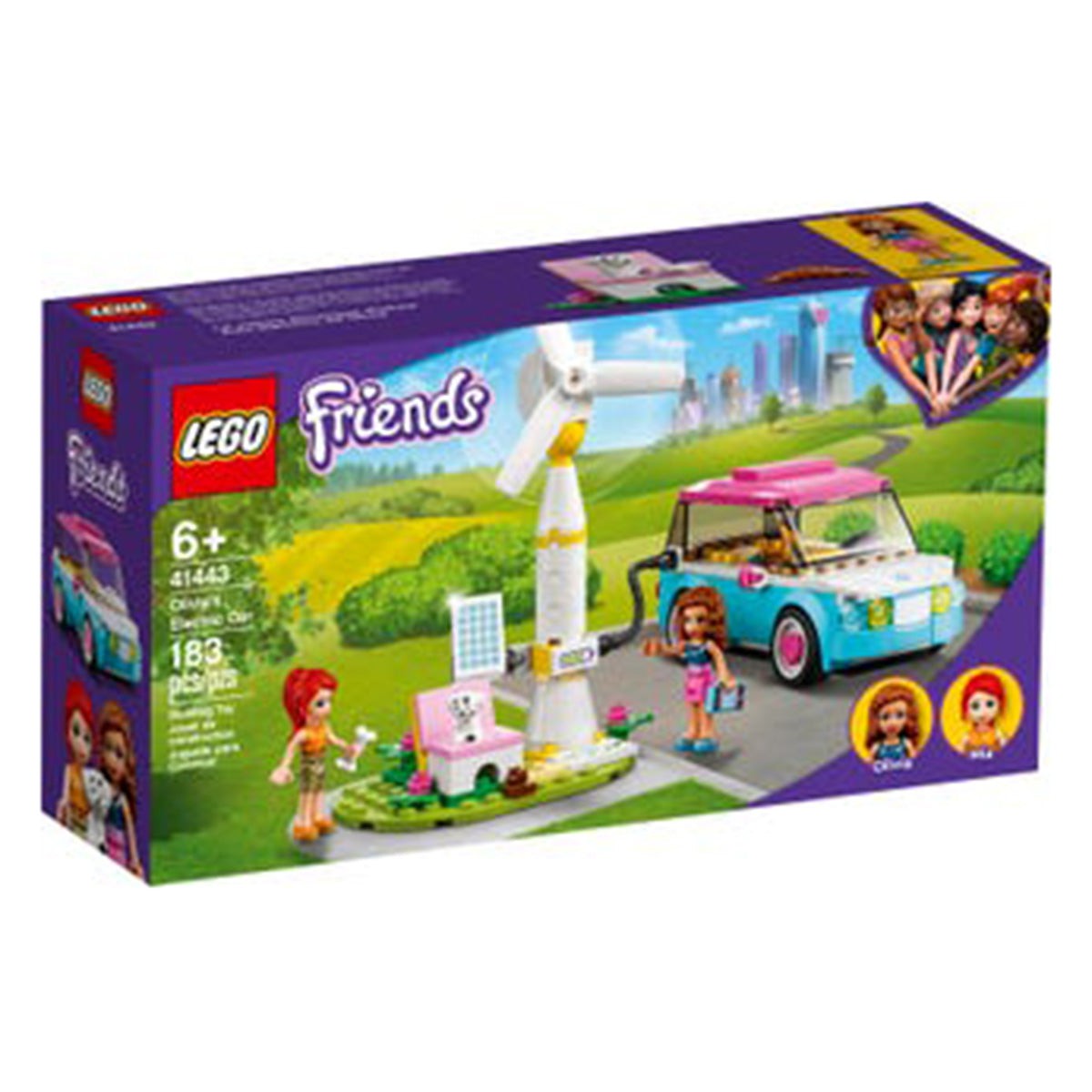 LEGO JOUET K.I.D. INC Toys & Games LEGO Friends Olivia's Electric Car, 41443, Ages 6+, 183 Pieces 673419340649