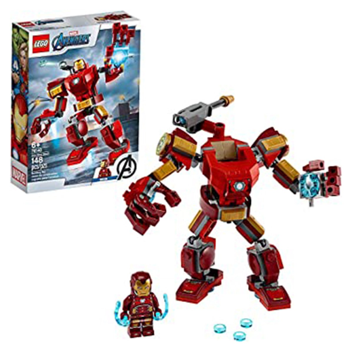 LEGO JOUET K.I.D. INC Toys & Games LEGO Marvel Avengers Iron Man Mech Armor, 76203, Ages 7+, 130 Pieces 673419355926