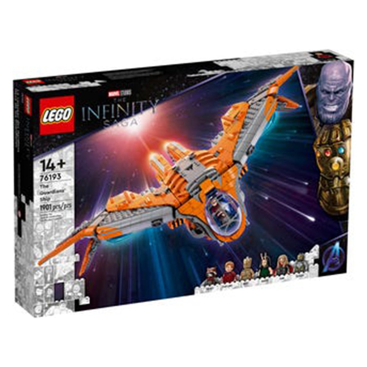 LEGO JOUET K.I.D. INC Toys & Games LEGO Marvel The Guardians' Ship, 76193, Ages 14+, 1901 Pieces 673419339896