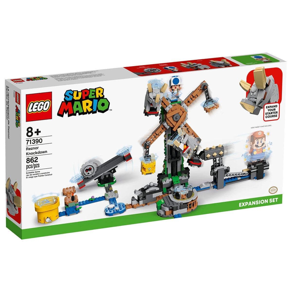LEGO JOUET K.I.D. INC Toys & Games LEGO Super Mario Reznor Knockdown Expansion Set, 71390, Ages 8+