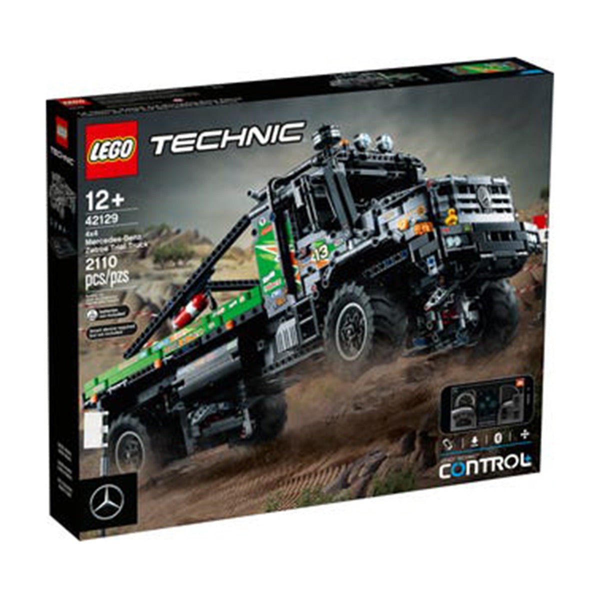 LEGO JOUET K.I.D. INC Toys & Games LEGO Technic 4x4 Mercedes-Benz Zetros Trial Truck, 42129, Ages 12+, 2129 Pieces 673419340359