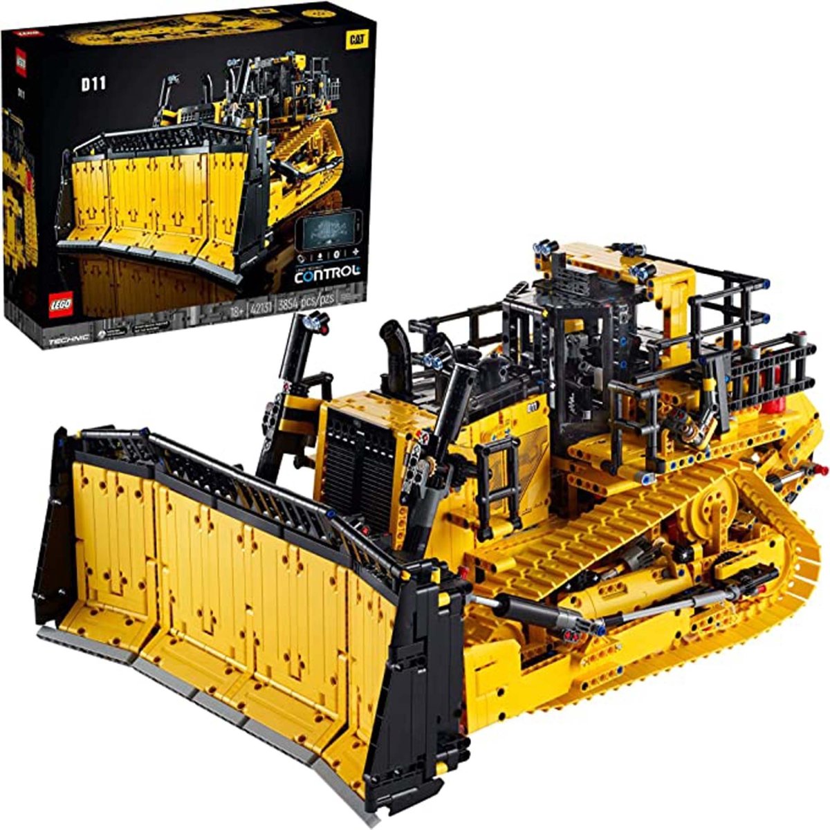 LEGO Technic App-Controlled Cat D11 Bulldozer, 42131, Ages 18+
