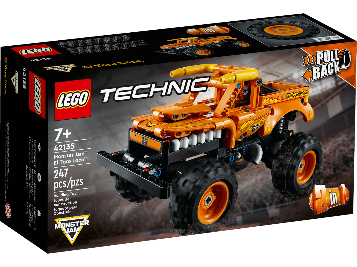 LEGO JOUET K.I.D. INC Toys & Games Monster Jam El Toro Loco, Lego Technic, Ages 7+