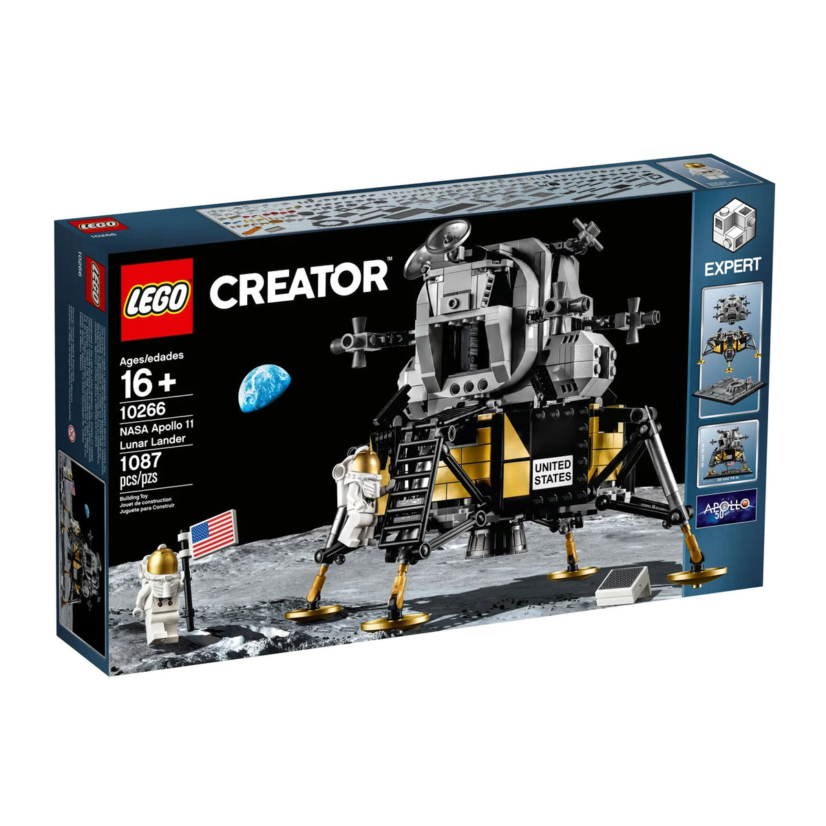 LEGO Toys & Games LEGO Creator NASA Apollo 11 Lunar Lander V39, 10266, Ages 16+, 1087 Pieces 673419302432