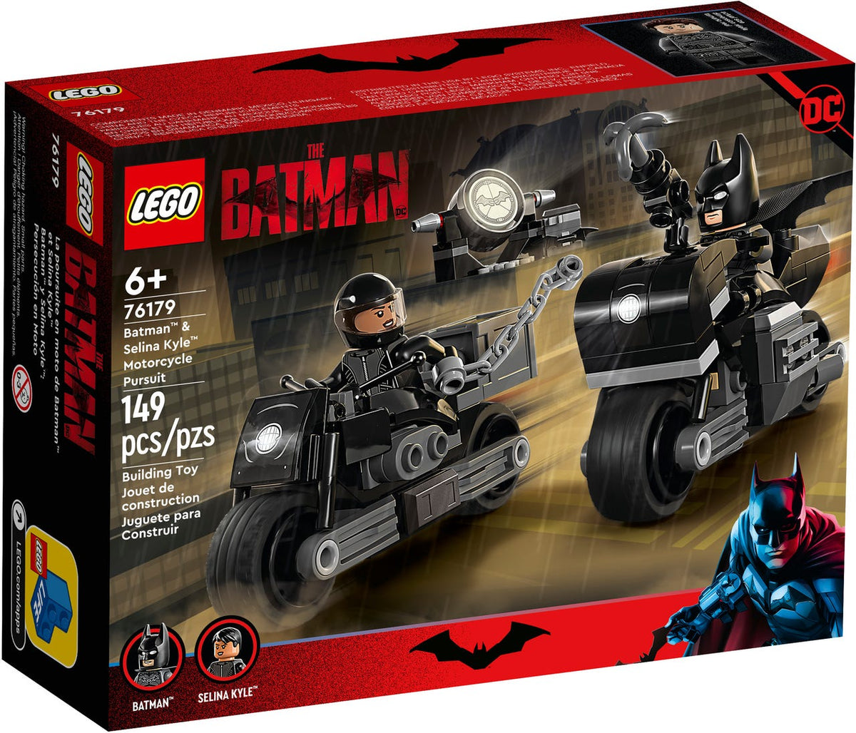 LEGO Toys & Games LEGO DC Batman - Batman & Selina Kyle Motorcycle Pursuit, 76179, Ages 6+, 149 Pieces 673419339476