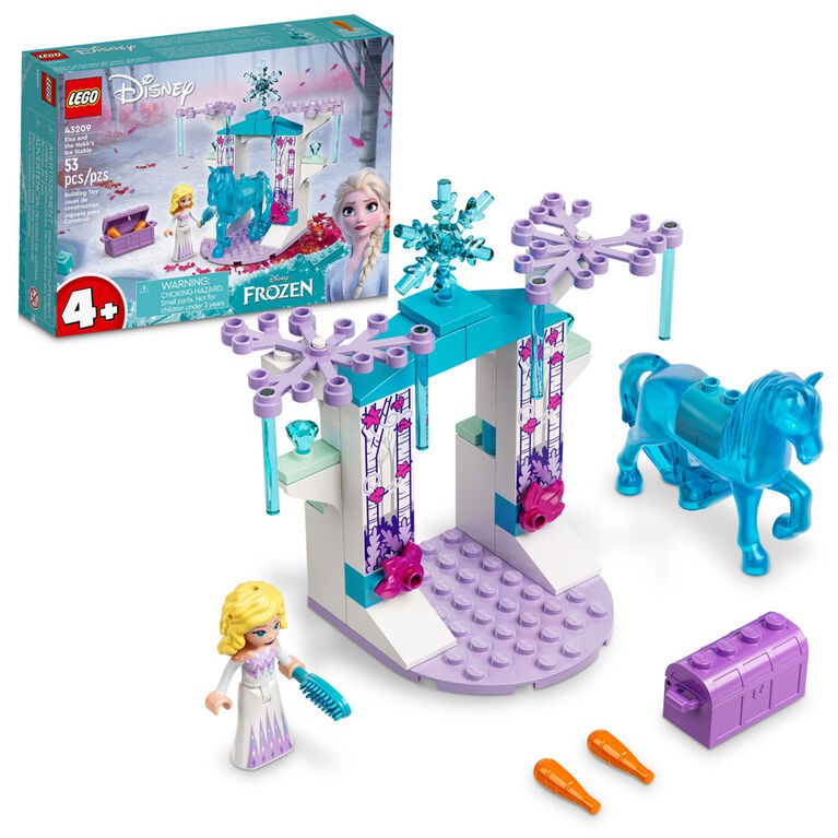 LEGO Toys & Games LEGO Disney Elsa and The Nokk's Ice Stable, 43209, Ages 4+, 53 Pieces 673419355643