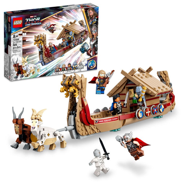 LEGO Toys & Games LEGO Marvel The Goat Boat, 76208, Ages 8+, 564 Pieces 673419356466