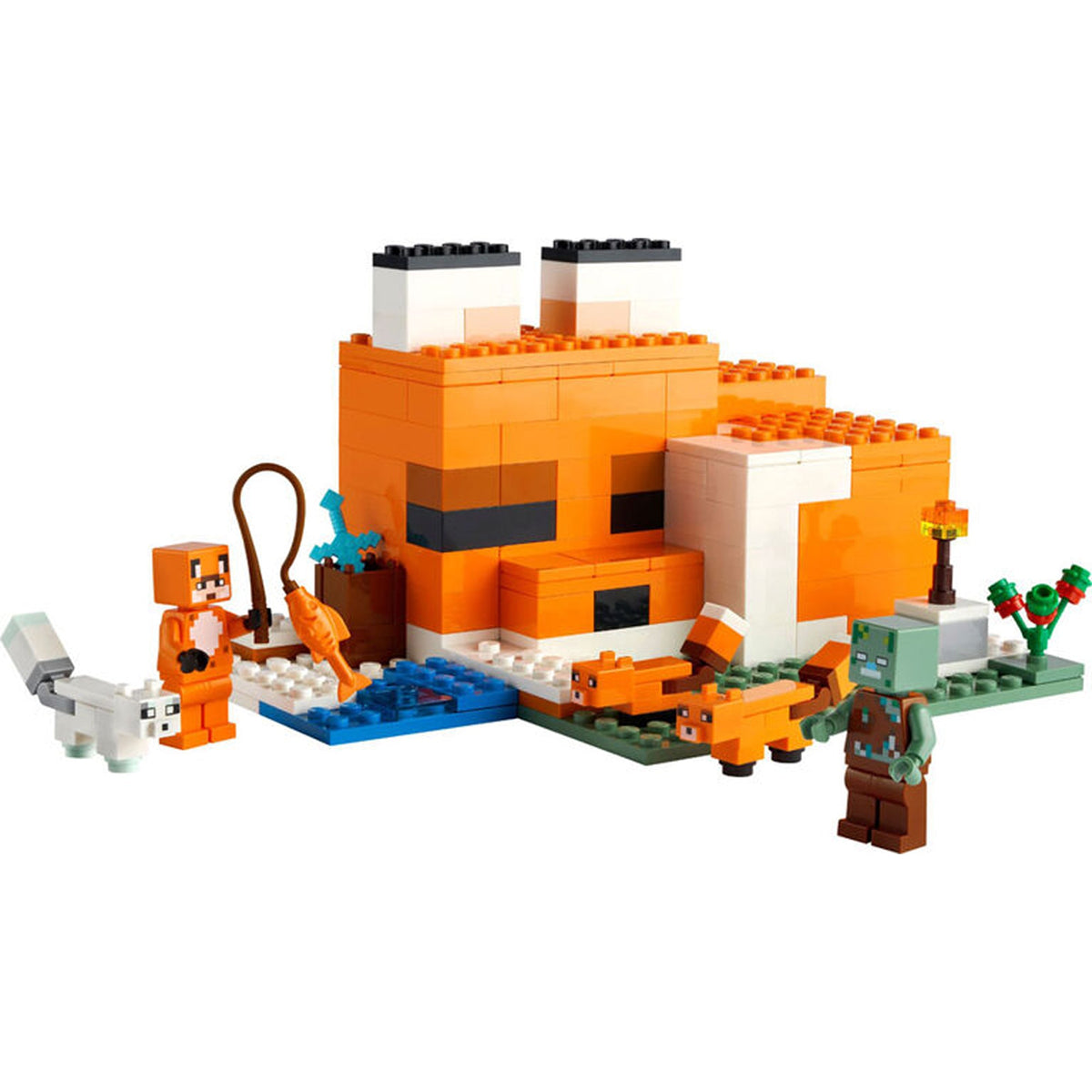 LEGO Toys & Games LEGO Minecraft The Fox Lodge, 21178, Ages 8+, 193 Pieces 673419358491