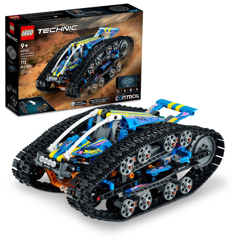 LEGO Toys & Games LEGO Technic App-Controlled Transformation Vehicle, 42140, Ages 9+, 772 Pieces 673419358569