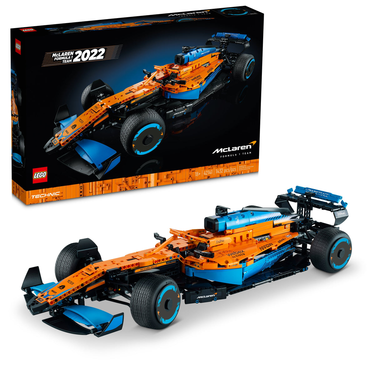 LEGO Toys & Games LEGO Technic McLaren Formula 1™ Race Car, 42141, Ages 18+, 1432 Pieces 673419358767