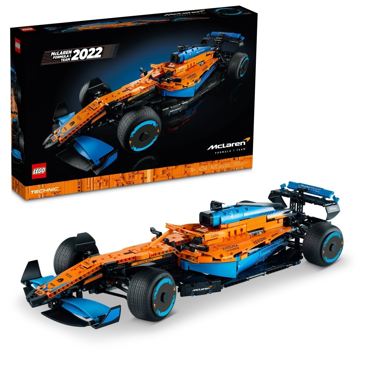 LEGO Toys & Games LEGO Technic McLaren Formula 1™ Race Car, 42141, Ages 18+, 1432 Pieces 673419358767