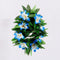 LIANGSHAN DAJIN GIFTS & TOYS CO LTD Theme Party Honolulu Flower Headband with Leaves, Blue