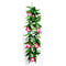 LIANGSHAN DAJIN GIFTS & TOYS CO LTD Theme Party Honolulu Flower Lei Necklace with Leaves, Fuchsia