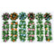 LIANGSHAN DAJIN GIFTS & TOYS CO LTD Theme Party Honolulu Flower Lei Necklace with Leaves, Multicolour