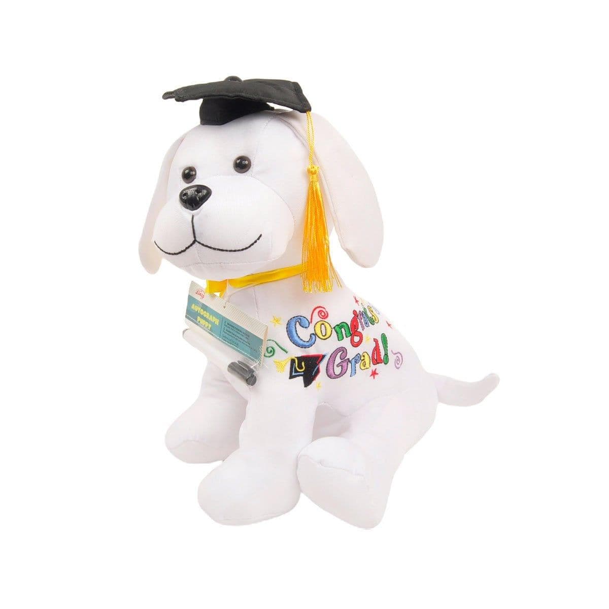 Buy Graduation Edward Sitting Graduation Dog With Pen sold at Party Expert