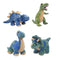 LINZY TOYS INC. Plushes Dino-Mite Plush, 7.5 in, Assortment, 1 Count