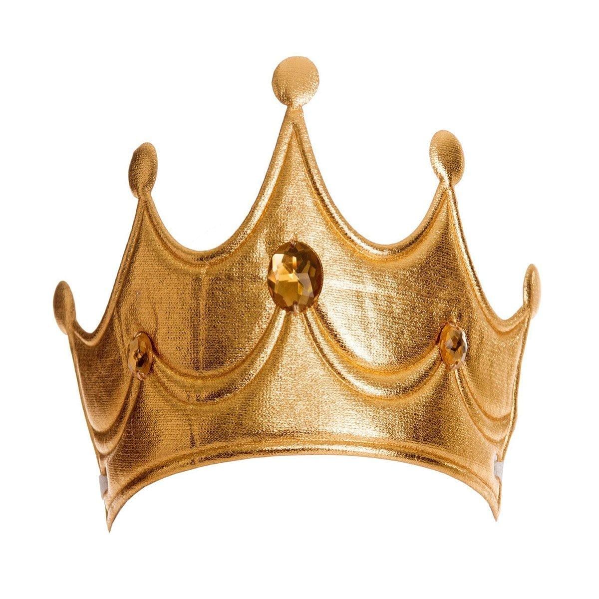 Buy Costume Accessories Gold princess soft crown for girls sold at Party Expert