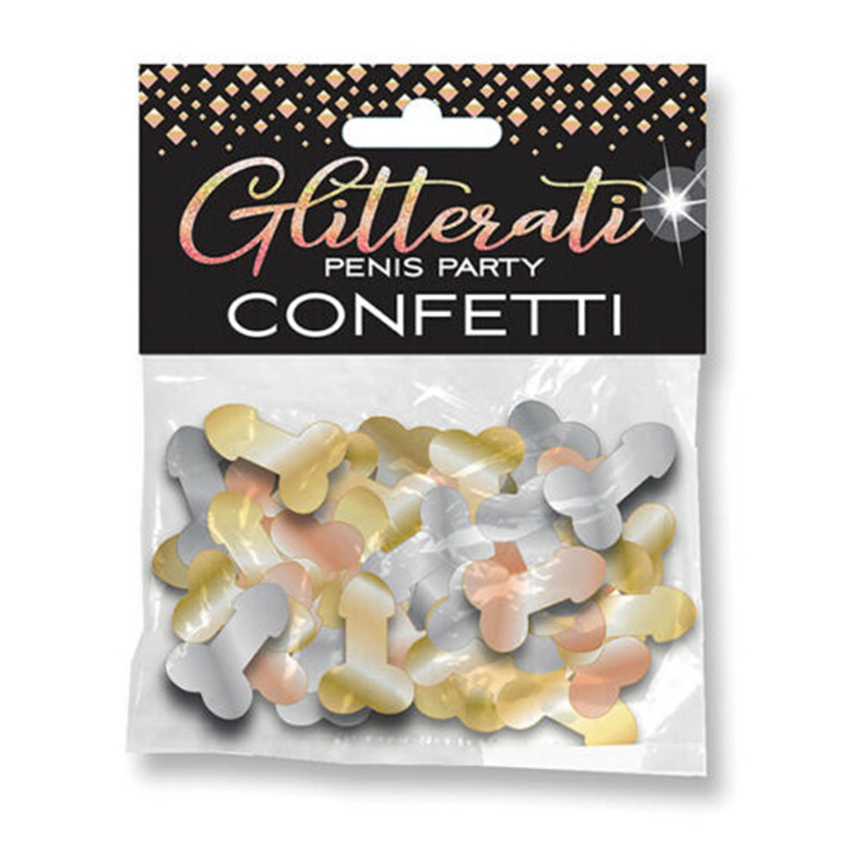 Little Genie Productions Bachelorette Glitterati Penis Shaped Confettis 817717010334