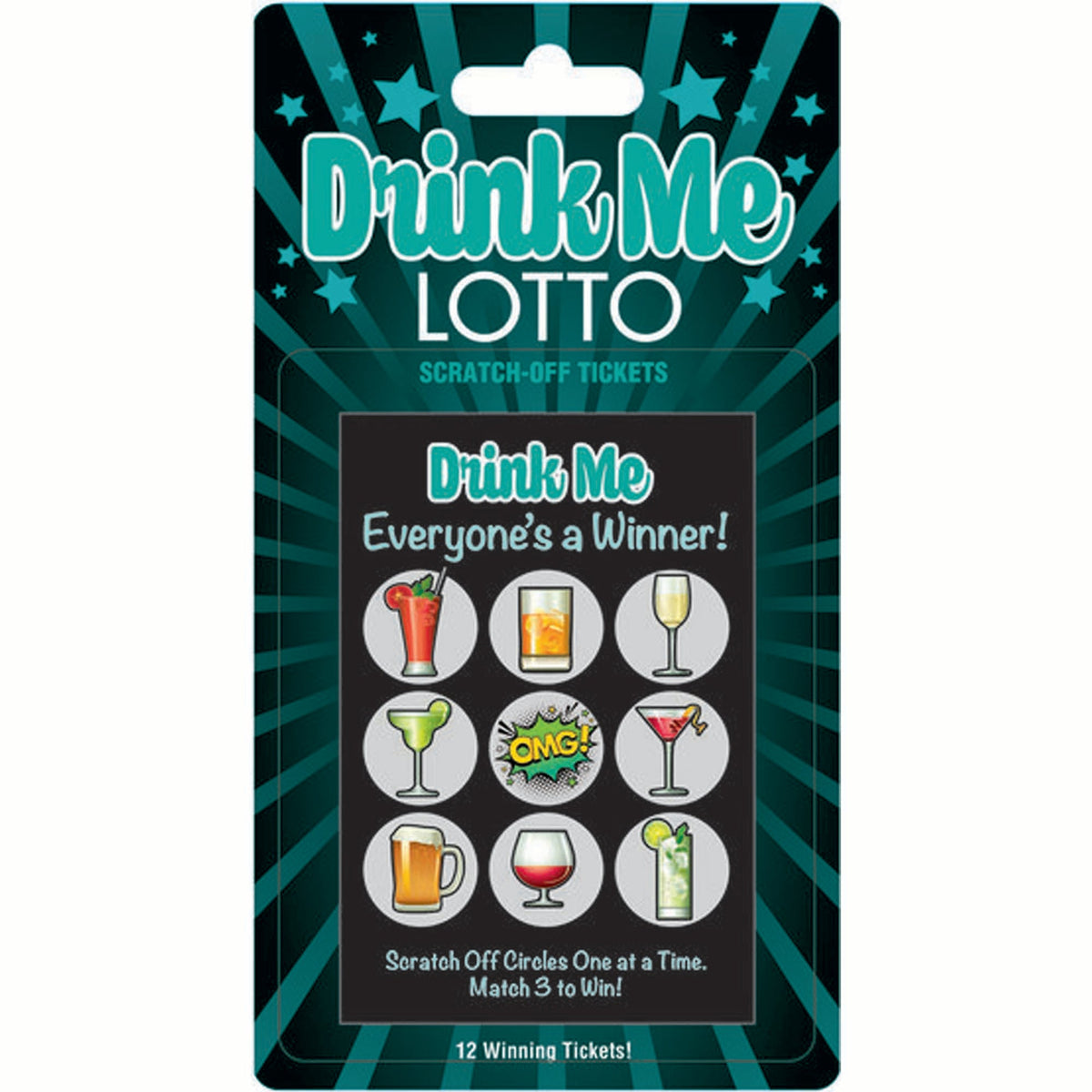 Little Genie Productions Toys & Games Drink Me Lotto Scratch Cards 685634102247