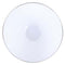 MADISON IMPORTS Disposable-Plasticware White Premium Quality Salad Bowl with Silver Rim, 58 oz, 1 Count 775310995185