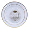 Buy Plasticware Exquisite Plates 9 in White with Gold Stripes 10/pkg sold at Party Expert