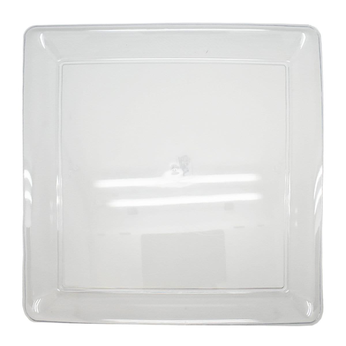 Buy Plasticware Square Plate - Clear 16 In. sold at Party Expert