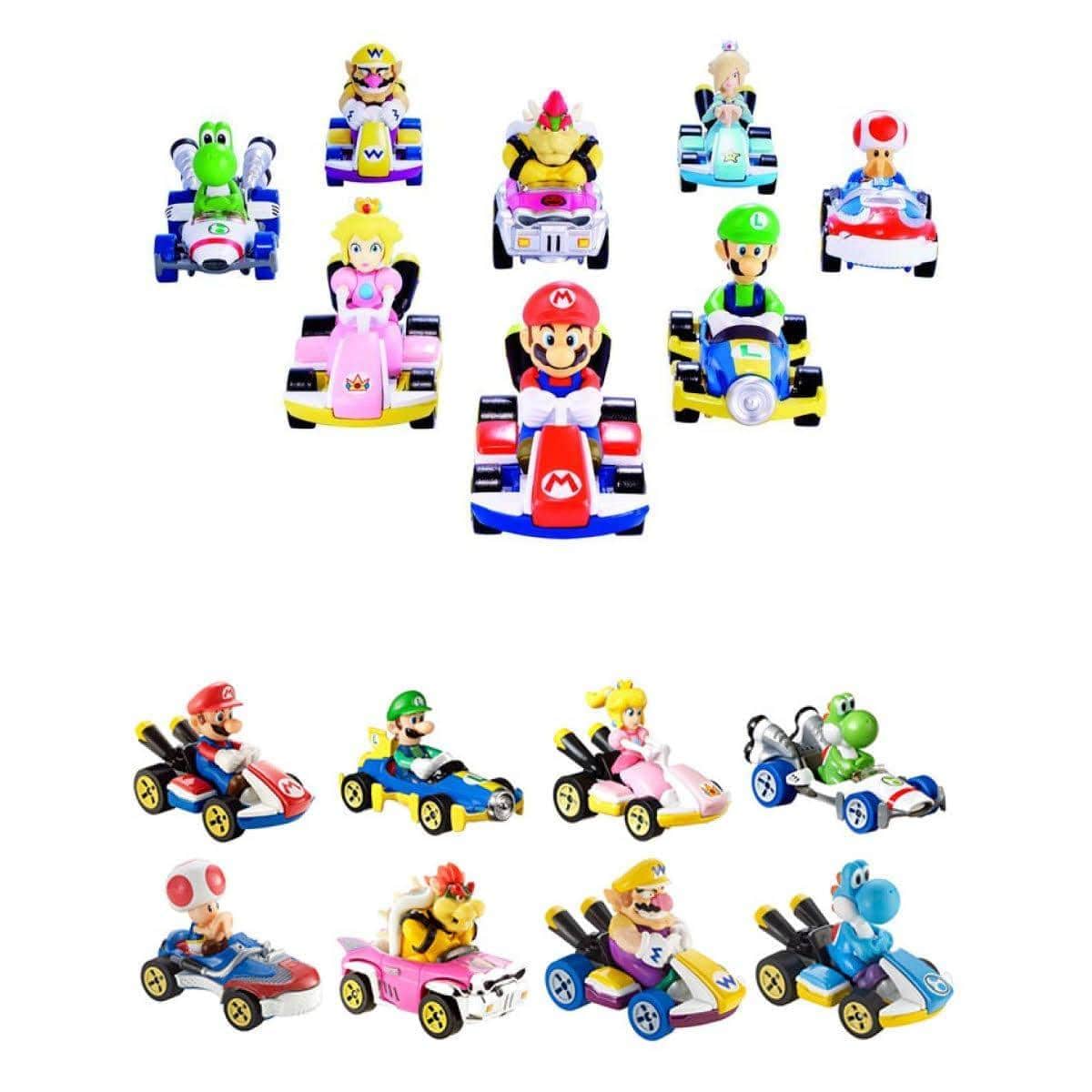 Buy Super Mario Kart Hot Wheels Figurines Party Expert