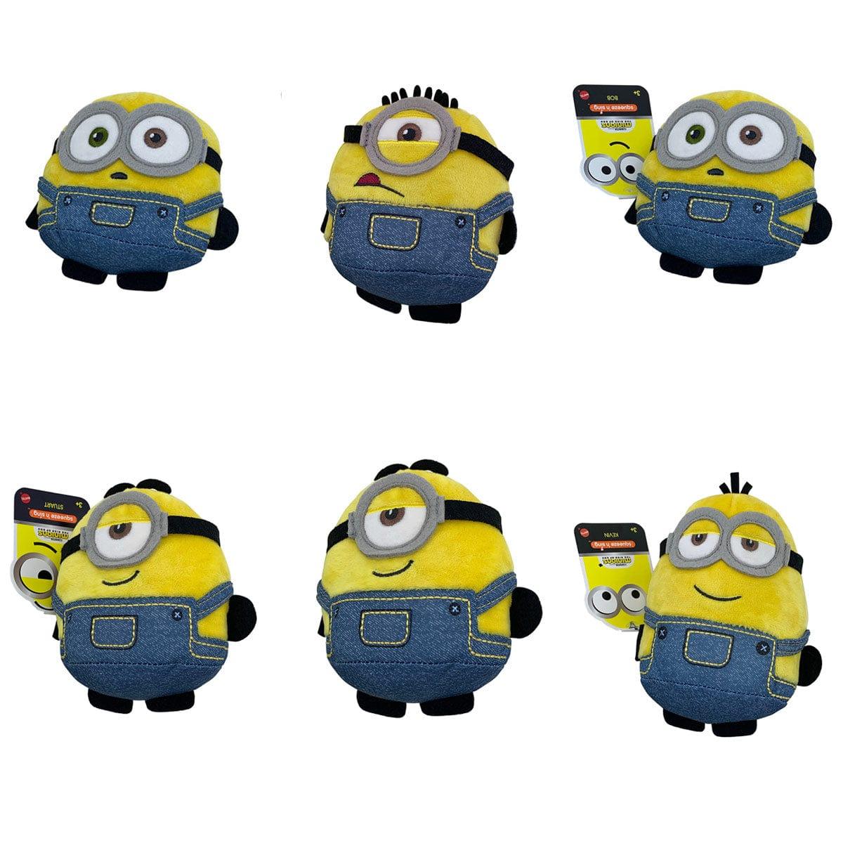 Minions Squeeze 'n Sing Plush, Assortment - Party Expert