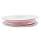 Buy Baby Shower Pink organza ribbon roll with satin trim, 25 yards sold at Party Expert