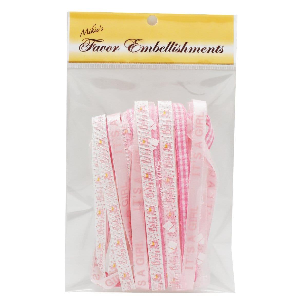 Buy Baby Shower Pink ribbon kit sold at Party Expert