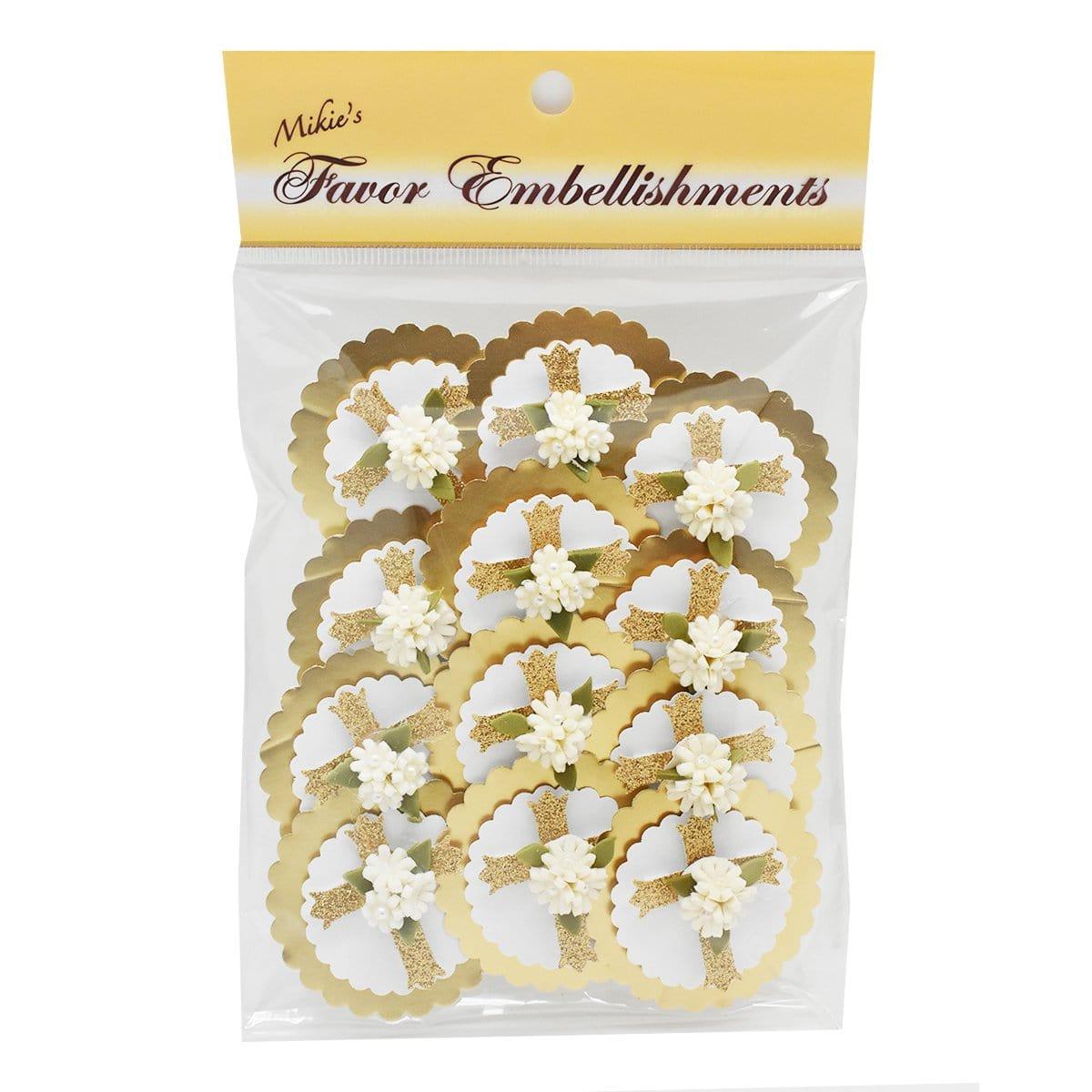 Buy Religious Cross 12 Per Package - Gold sold at Party Expert