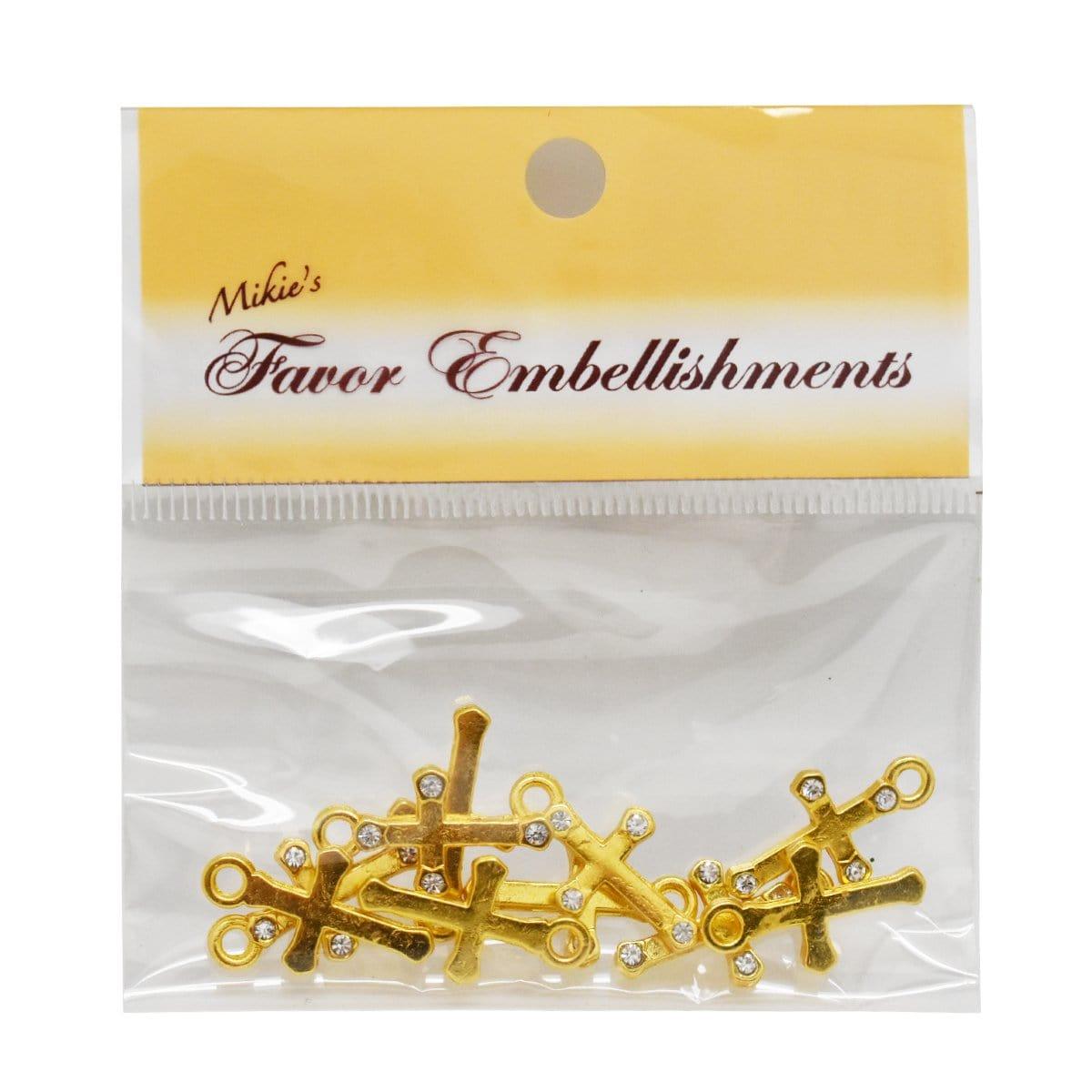 Buy Religious Mini Cross 10 Per Package - Gold sold at Party Expert