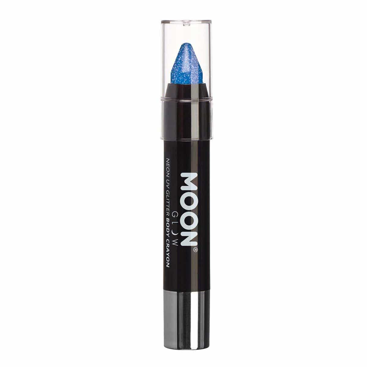 Buy Costume Accessories Moon blue glitter UV face & body crayon sold at Party Expert