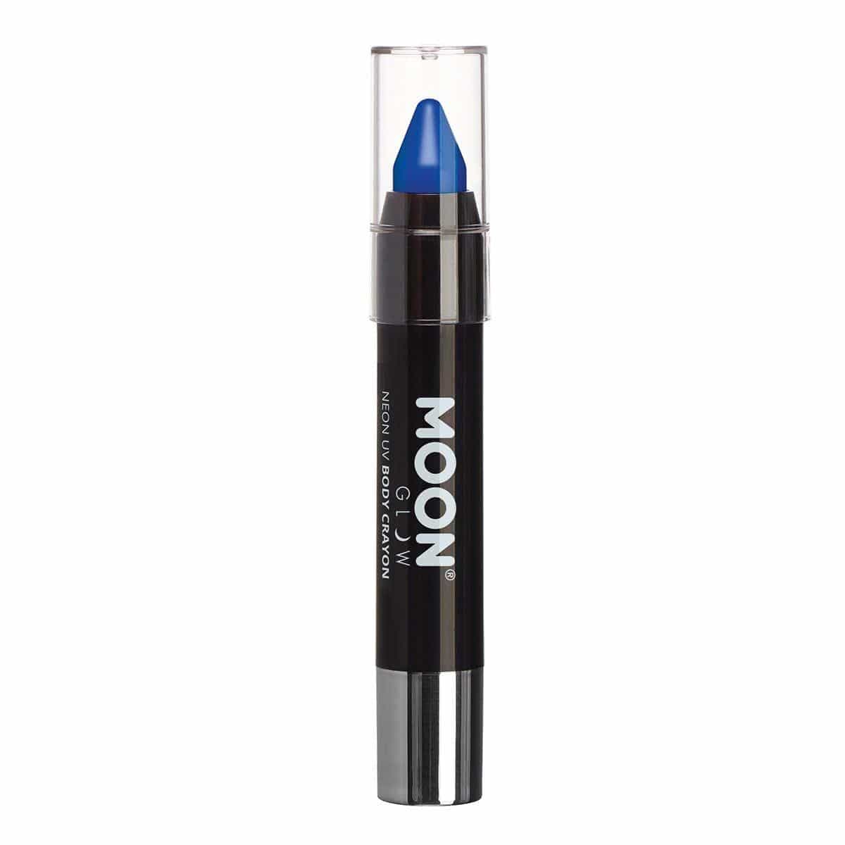 Buy Costume Accessories Moon blue neon UV face & body crayon sold at Party Expert