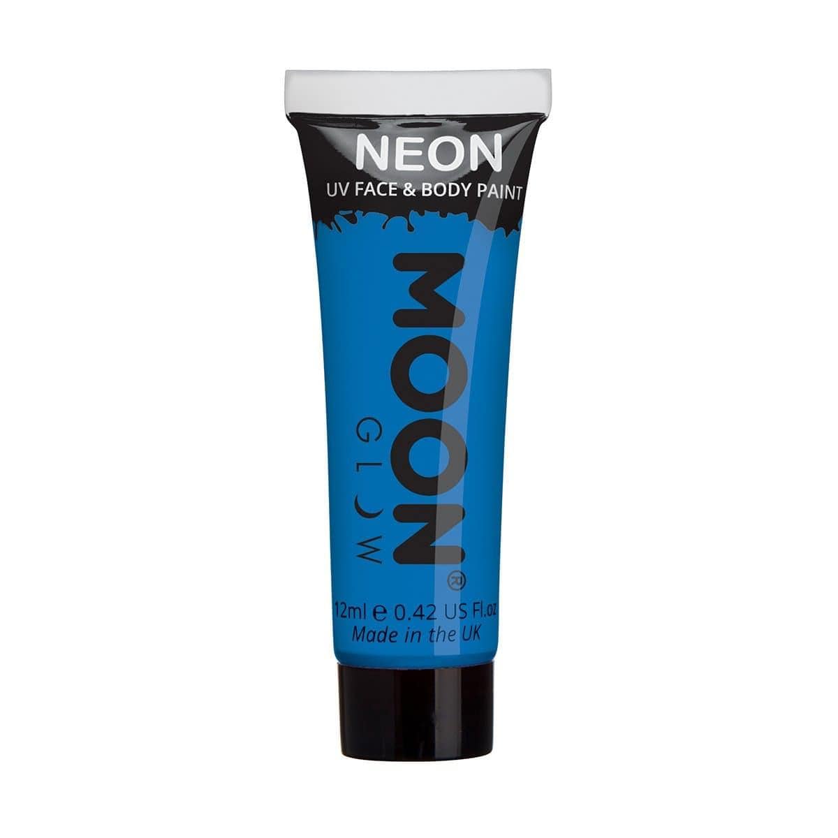 Buy Costume Accessories Moon blue neon UV face & body paint sold at Party Expert