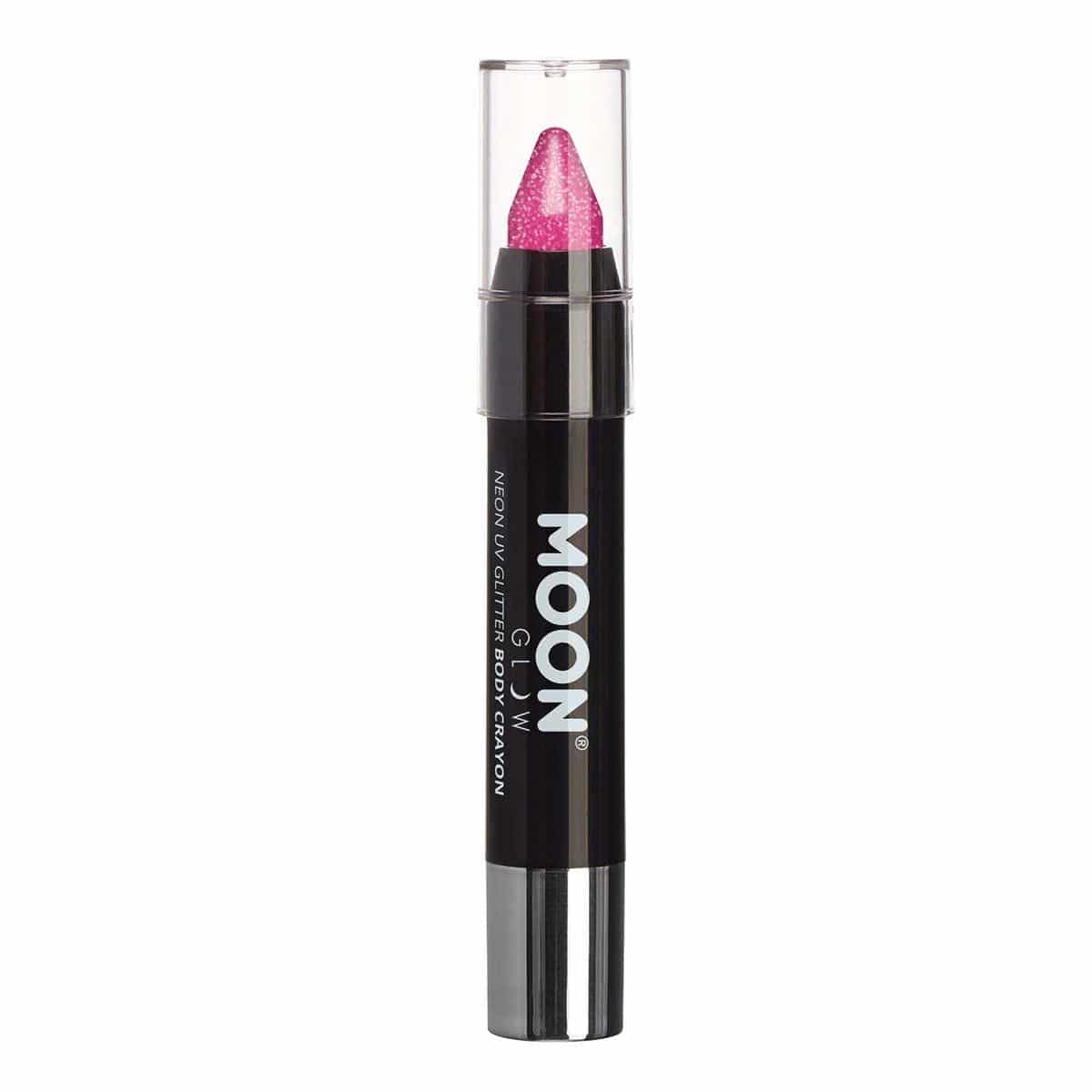 Buy Costume Accessories Moon hot pink glitter UV face & body crayon sold at Party Expert
