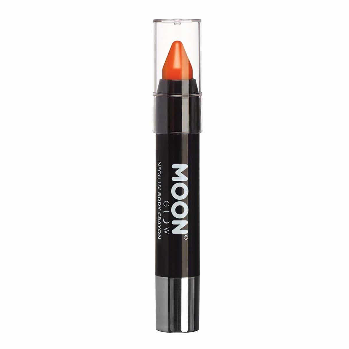 Buy Costume Accessories Moon orange neon UV face & body crayon sold at Party Expert