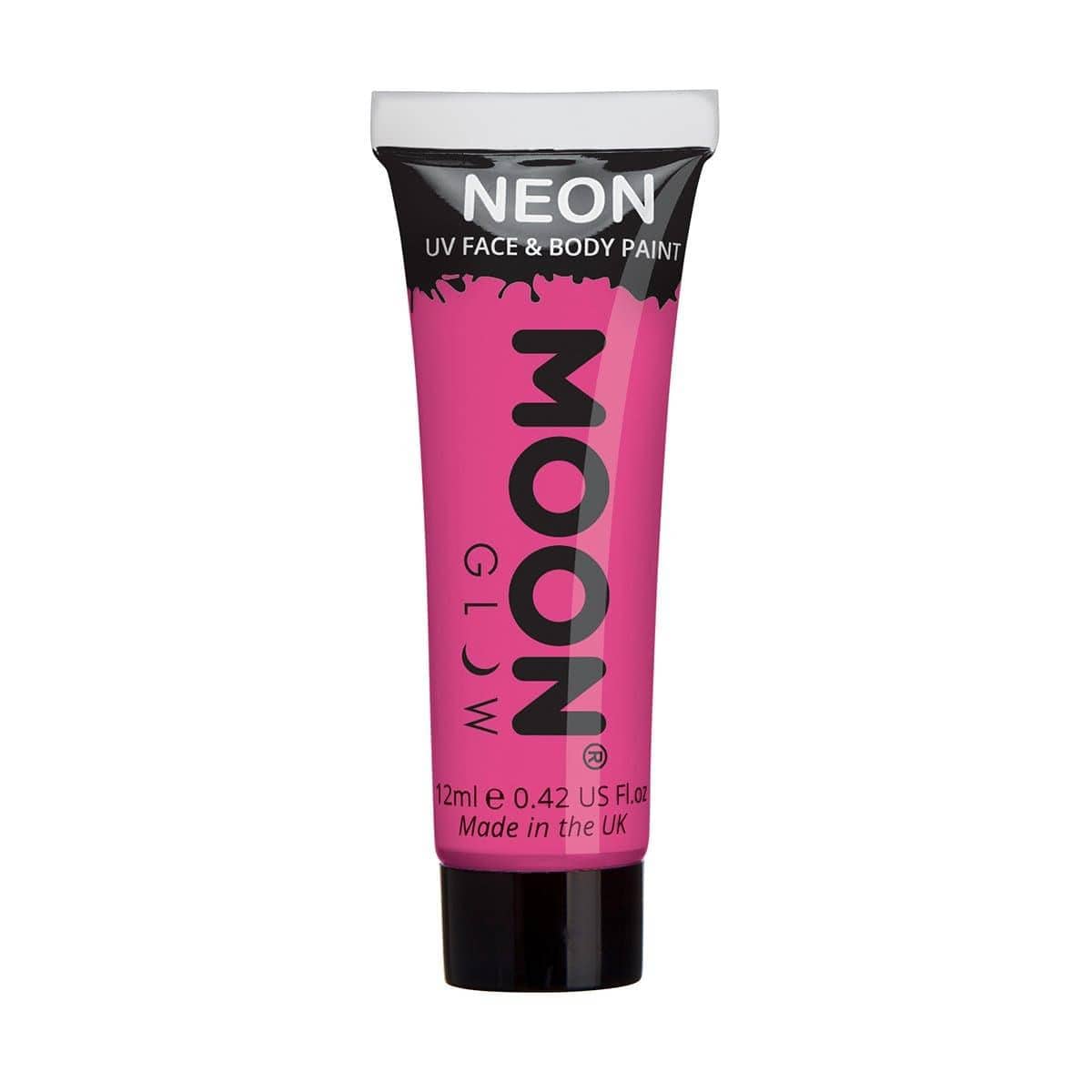 Buy Costume Accessories Moon pink neon UV face & body paint sold at Party Expert