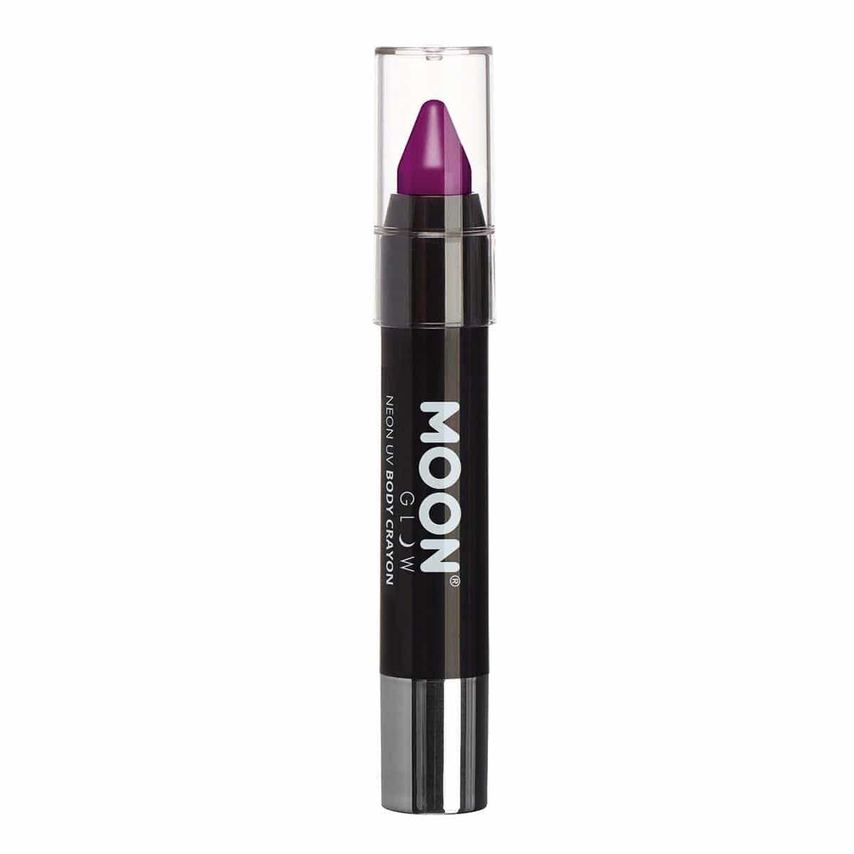 Buy Costume Accessories Moon purple neon UV face & body crayon sold at Party Expert