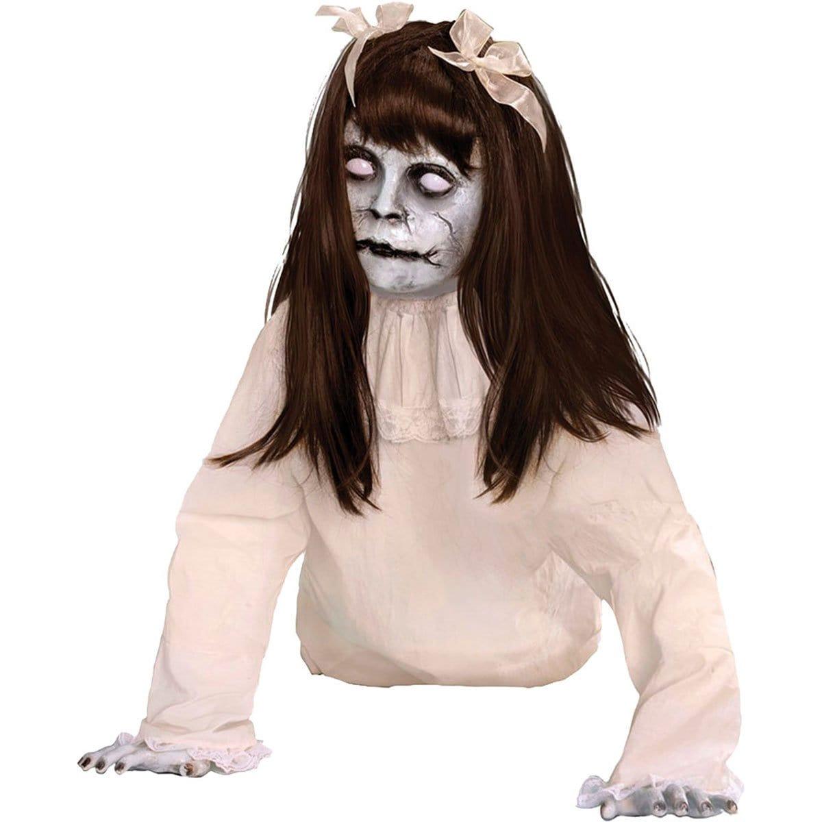 Buy Halloween Crawling Possessed Girl Animatronic sold at Party Expert