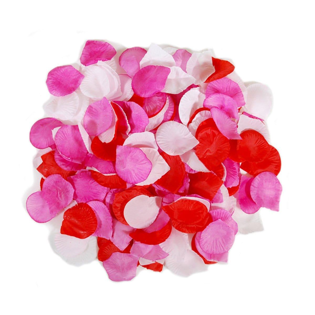 Buy Wedding Red, Pink & White Rose Petals sold at Party Expert