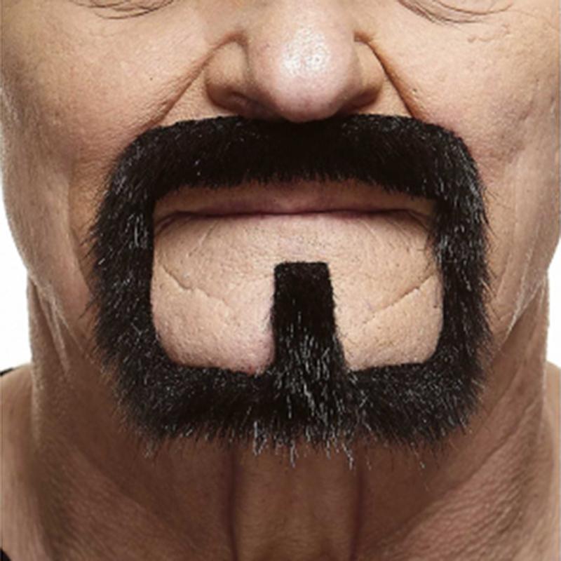 Buy Costume Accessories Black square mustache with pinch sold at Party Expert