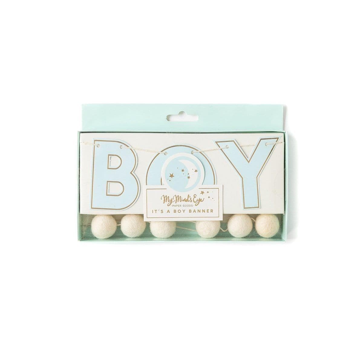 Buy Baby Shower It's A Boy Banner for Baby Shower sold at Party Expert