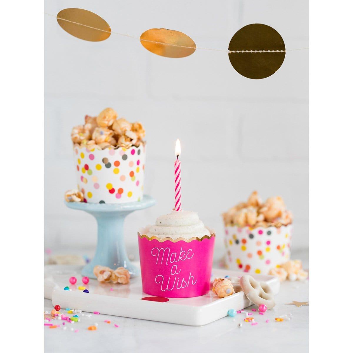 Buy Cake Supplies Foil Baking Cups 50/pkg - Make A Wish sold at Party Expert