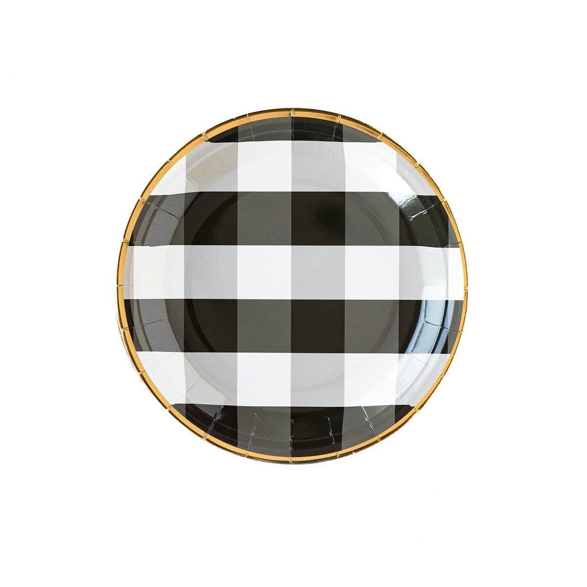 Buy Everyday Entertaining Gingham Farm Plates 9 Inches, 8 Count sold at Party Expert