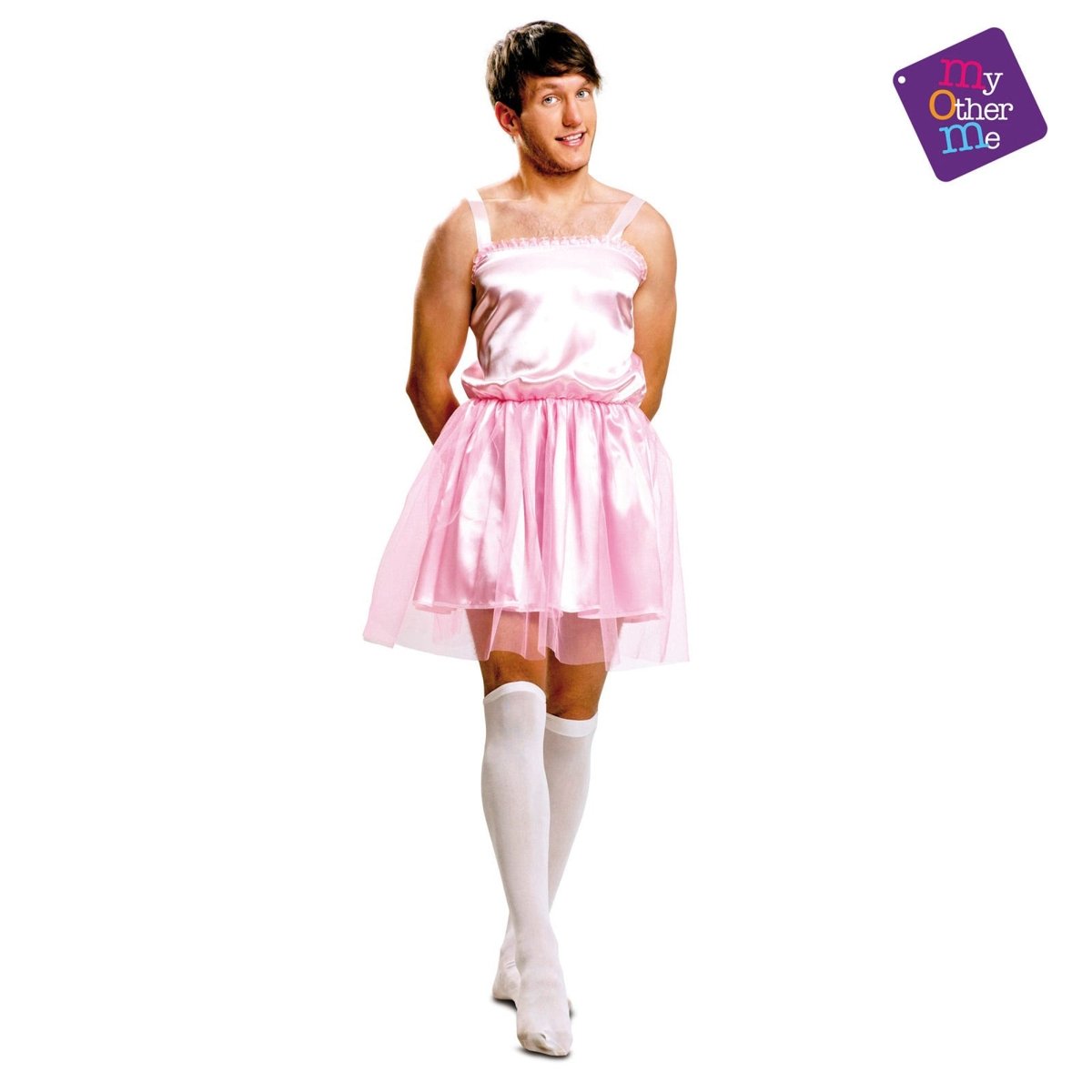 Pink Ballerina costume for Adults, Pink Dress with Tutu Party Expert