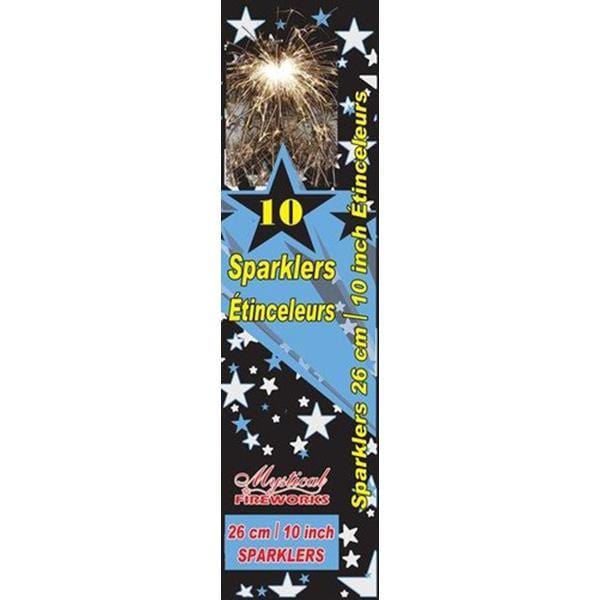 Buy Cake Supplies Sparklers 10 in. 10/pg sold at Party Expert